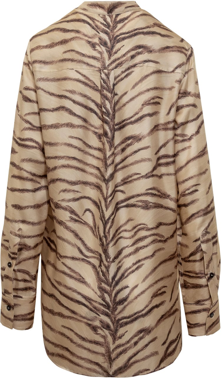 Stella McCartney Camicia Tiger Beige
