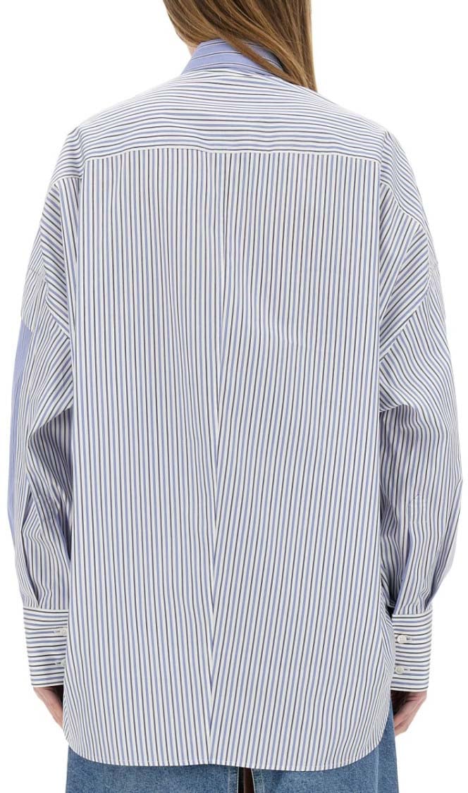 Stella McCartney "Mixed Stripe" Shirt Blauw