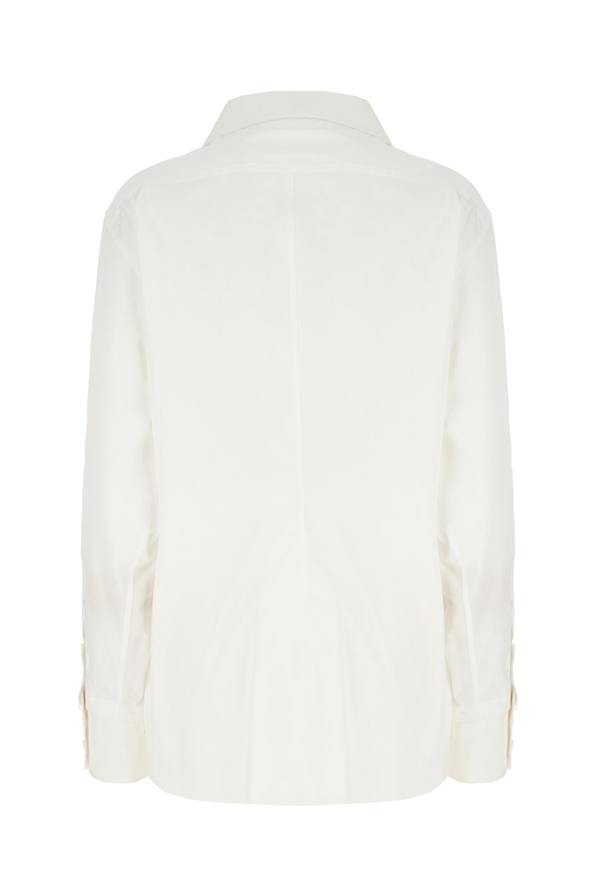 Stella McCartney Stella McCartney White poplin shirt Wit