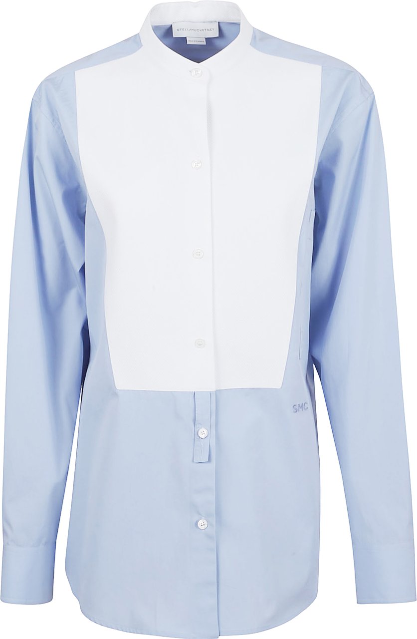 STELLA McCARTNEY Poplin Shirt Lichtblauw