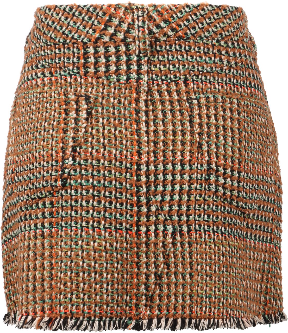 Stella McCartney Wool mini skirt Neutraal