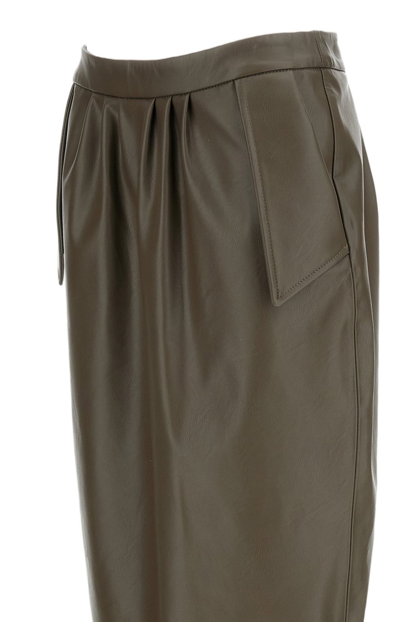 Stella McCartney Brown Alter Mat Midi Skirt Bruin
