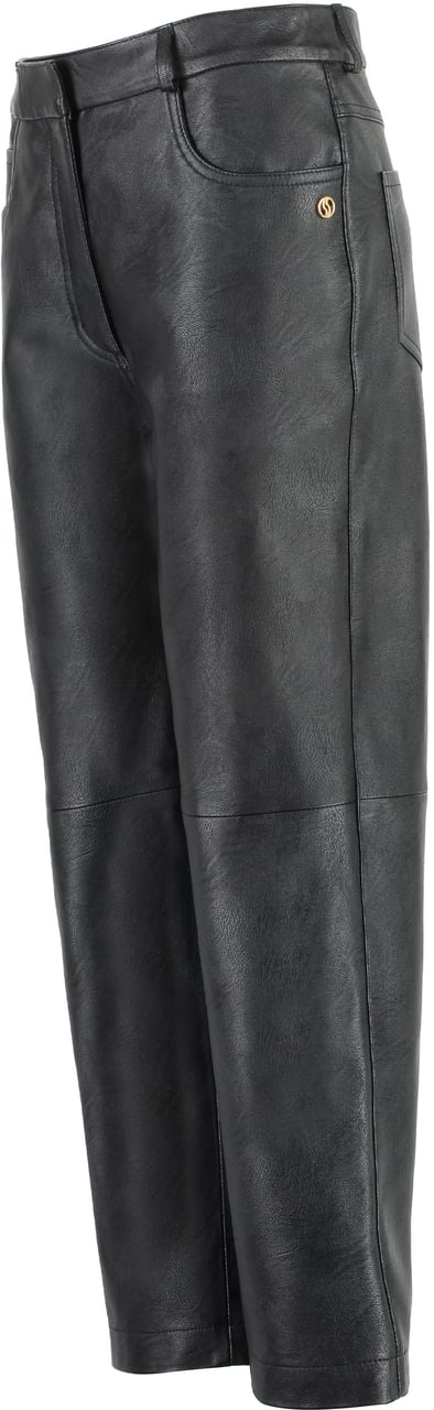 Stella McCartney Alter Mat faux leather trousers Zwart