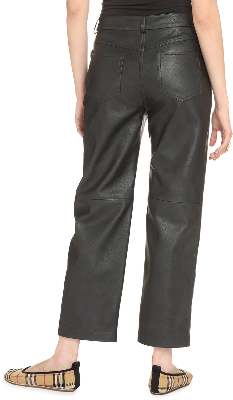 Stella McCartney Alter Mat faux leather trousers Zwart