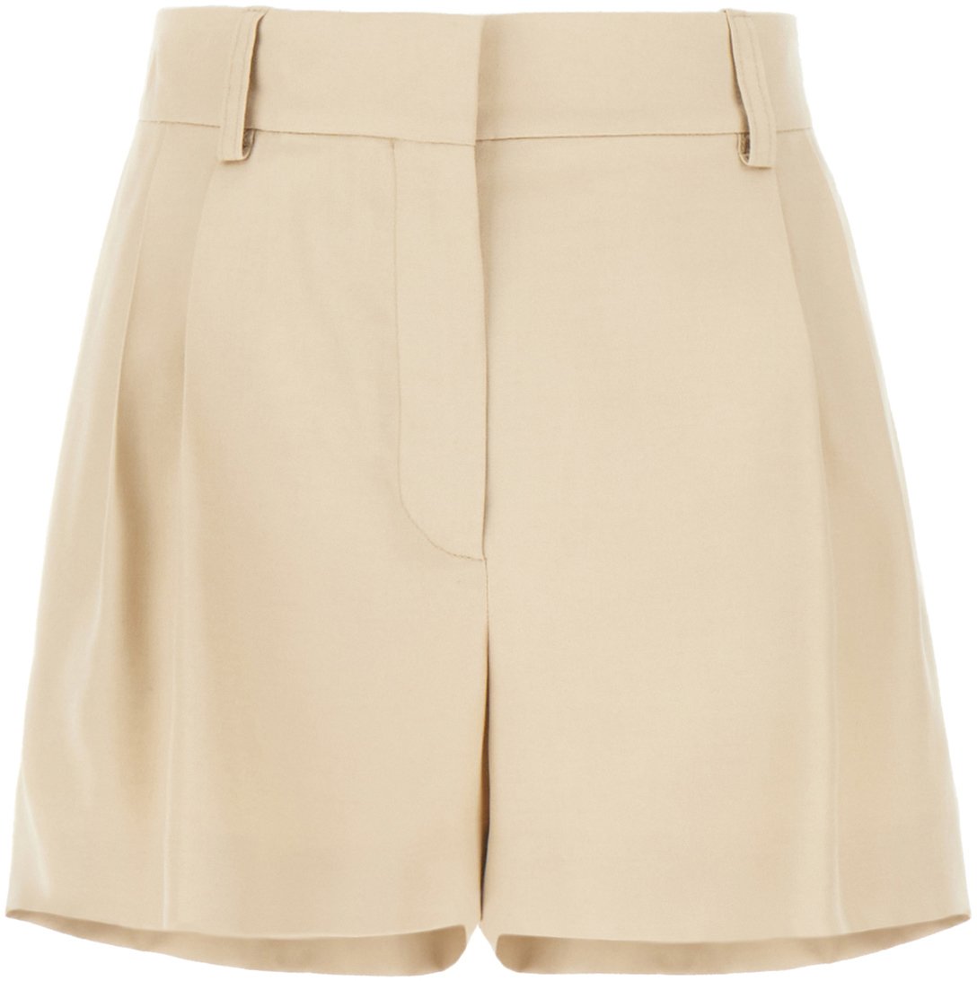 Stella McCartney Stella McCartney Sand viscose shorts Beige
