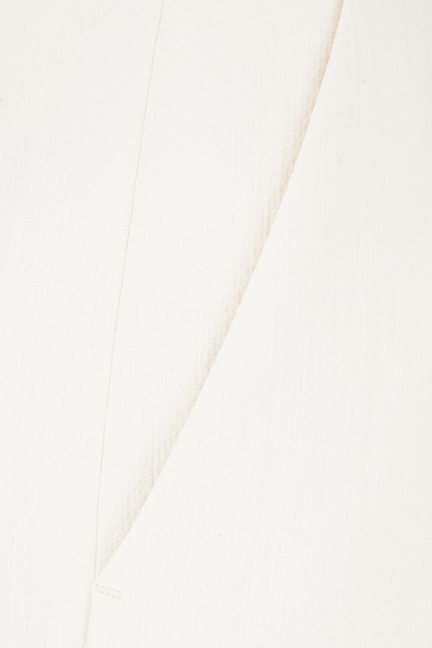 Stella McCartney Stella McCartney Ivory cotton blend pants Neutraal
