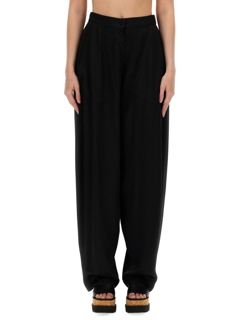 Stella McCartney High Waist Pants Zwart
