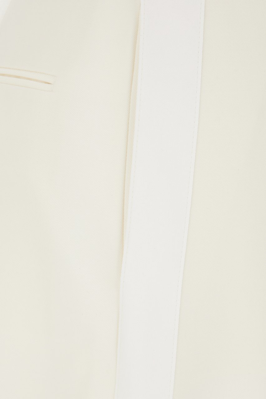 Stella McCartney Stella McCartney Ivory wool pants Neutraal