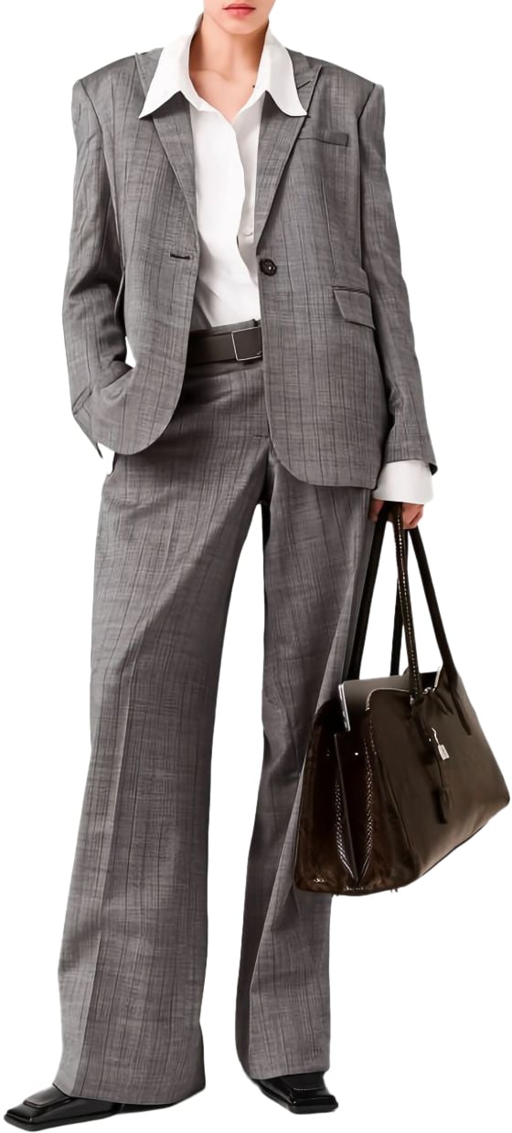 Stella McCartney Trousers Grey Grijs
