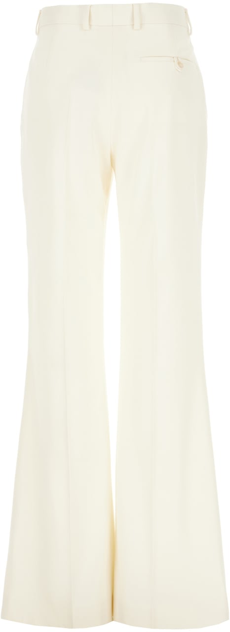 Stella McCartney Stella Mccartney White wool pants Wit