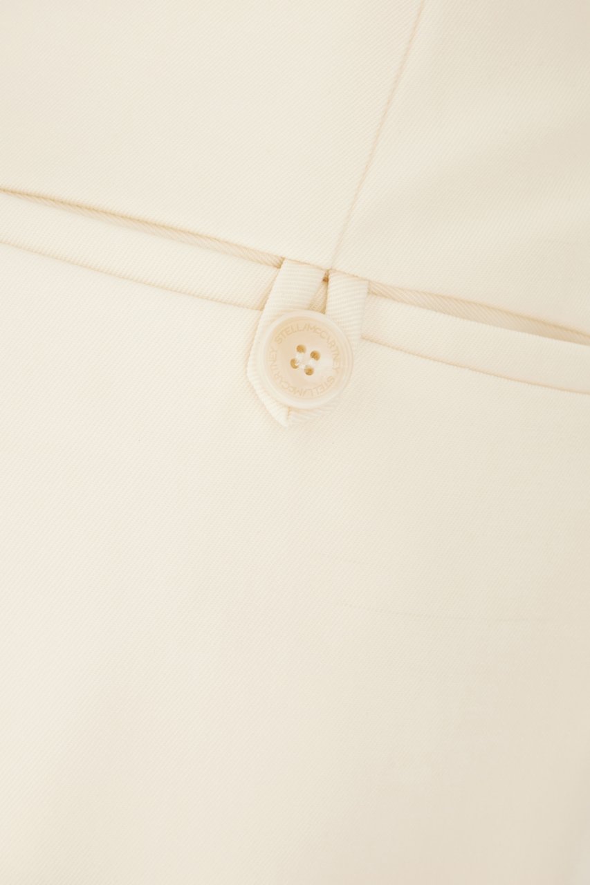 Stella McCartney Stella Mccartney White wool pants Wit