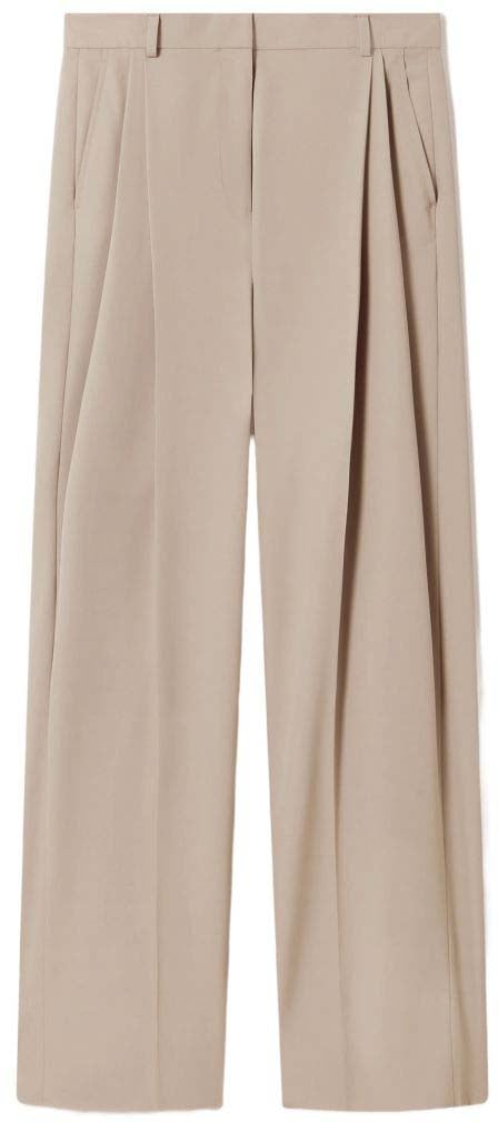 Stella McCartney Trousers Grey Beige