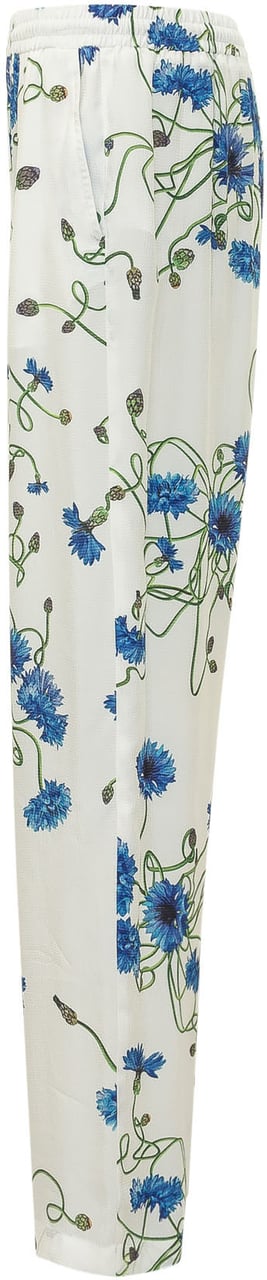 Stella McCartney FLORAL PRINT TROUSER Wit