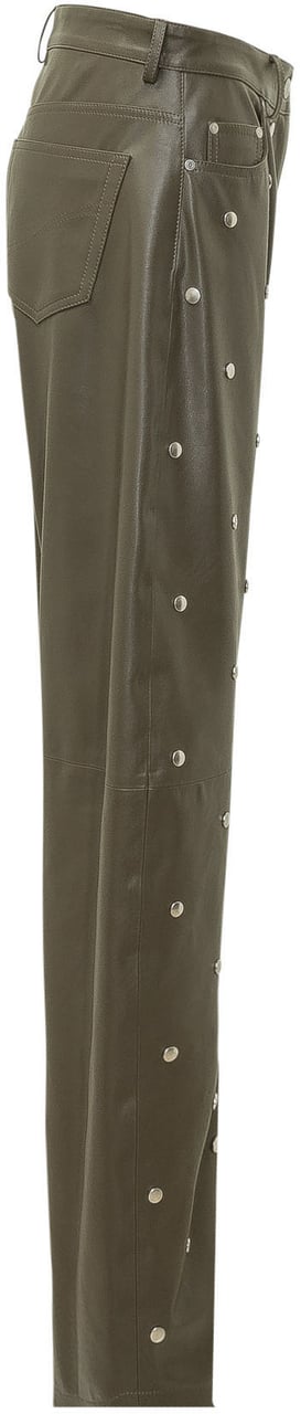 Stella McCartney Pantaloni con Applicazioni Donkergroen