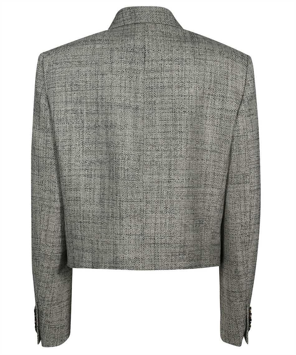 Stella McCartney Double-breasted wool blazer Beige