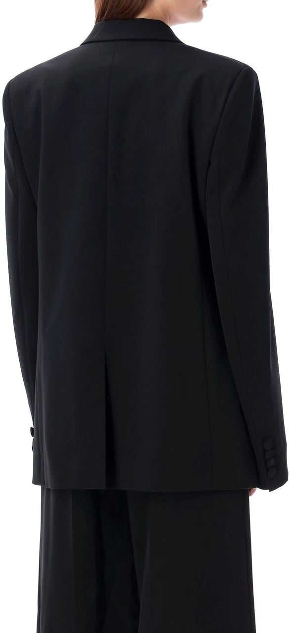 Stella McCartney Tuxedo double-breasted blazer Zwart