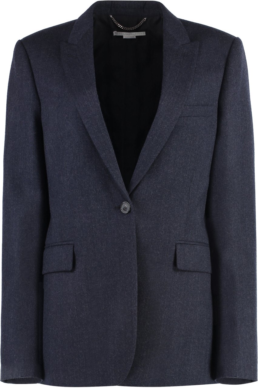 Stella McCartney Wool single-breasted blazer Navy