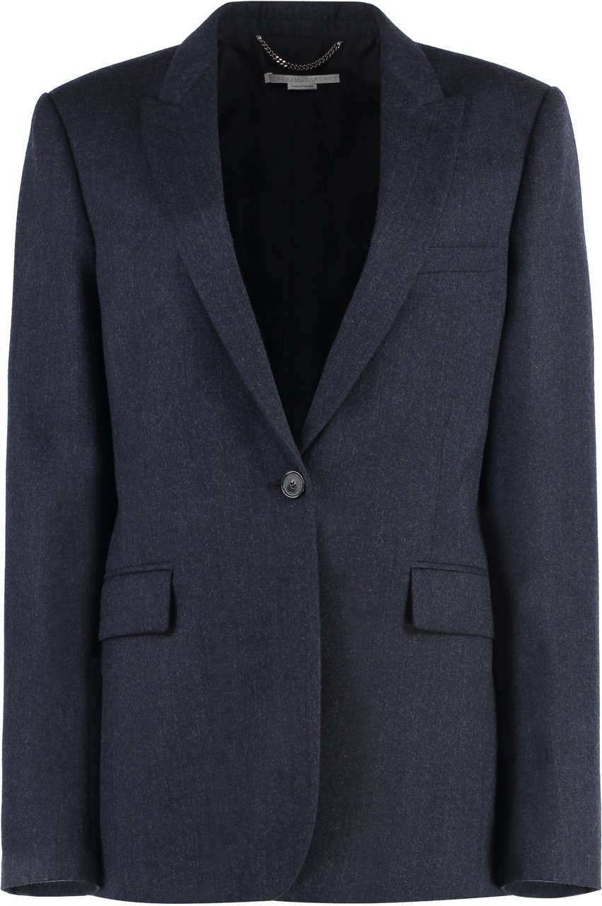 Stella McCartney Wool single-breasted blazer Navy