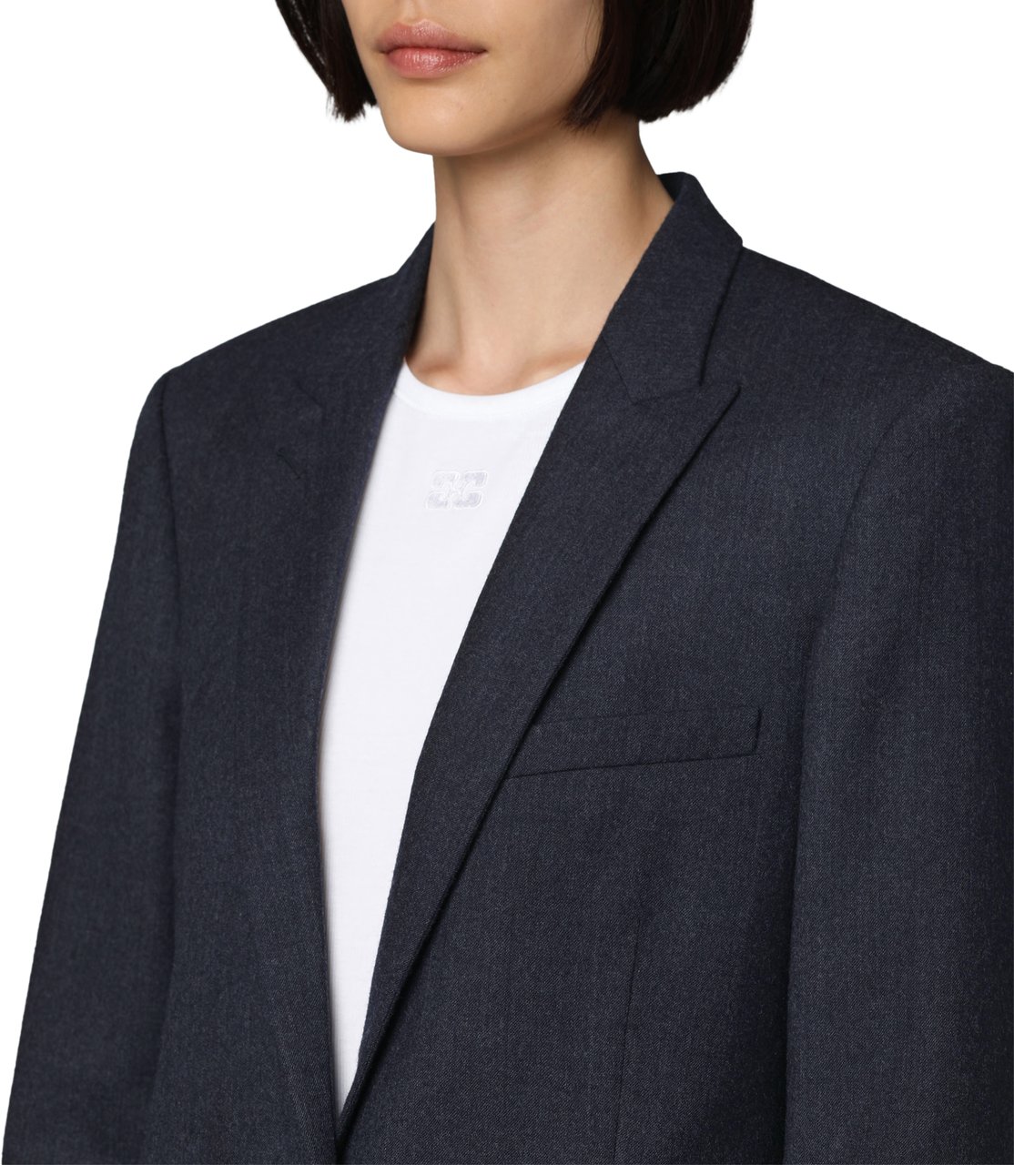 Stella McCartney Wool single-breasted blazer Navy