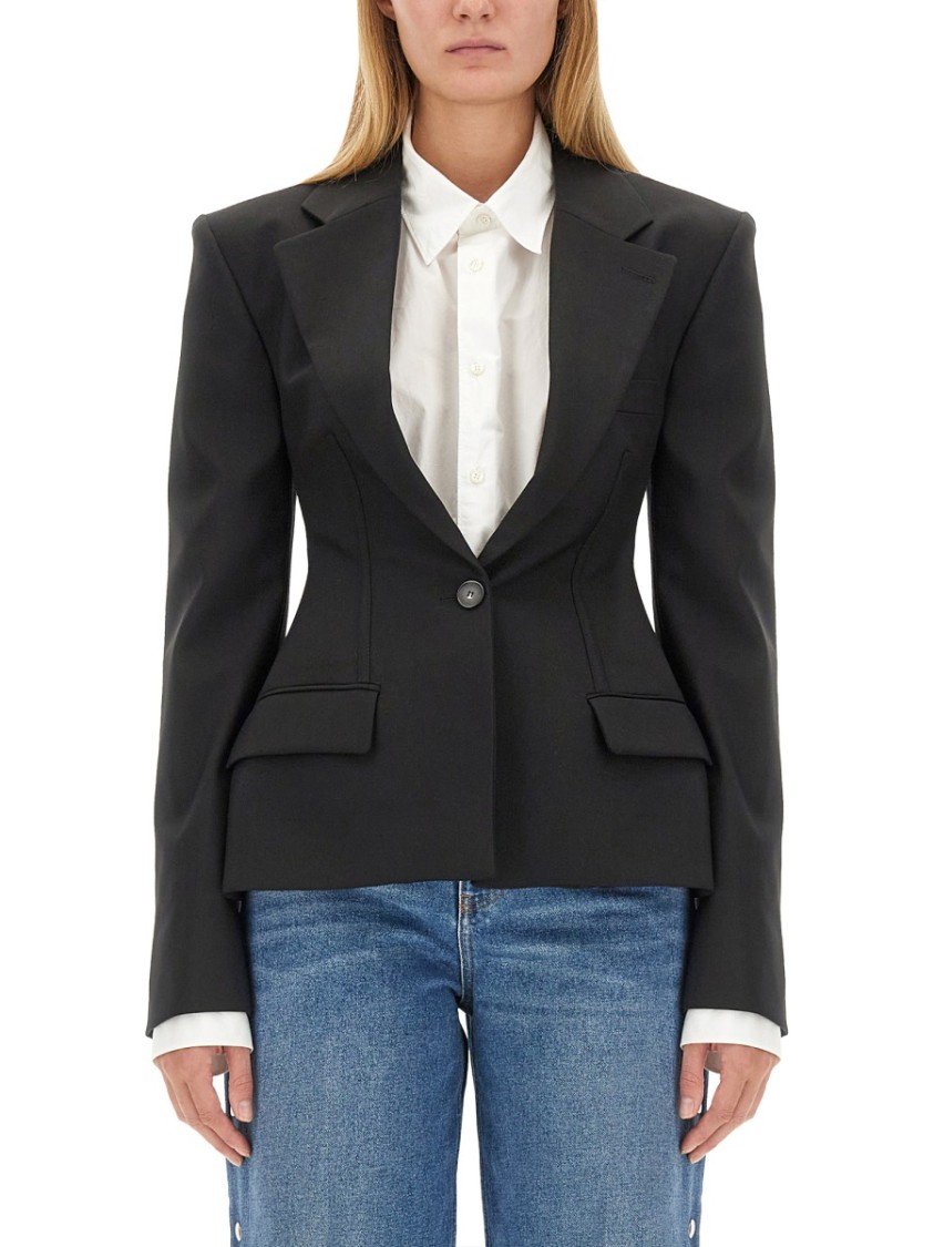 Stella McCartney Sculpted Jacket Zwart