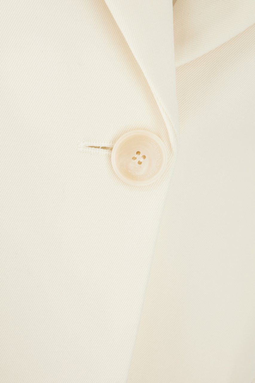 Stella McCartney Stella Mccartney Ivory wool blazer Neutraal