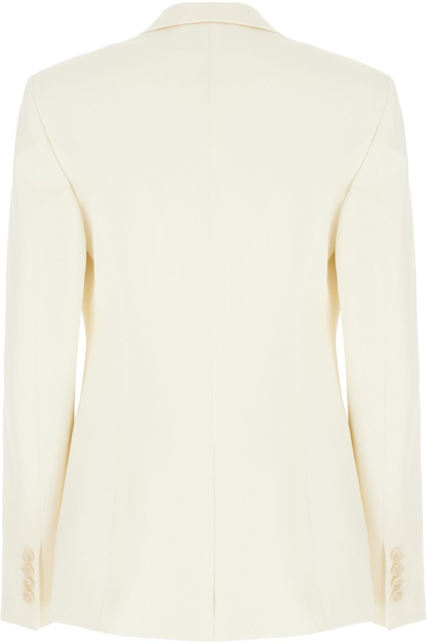 Stella McCartney Stella Mccartney Ivory wool blazer Neutraal