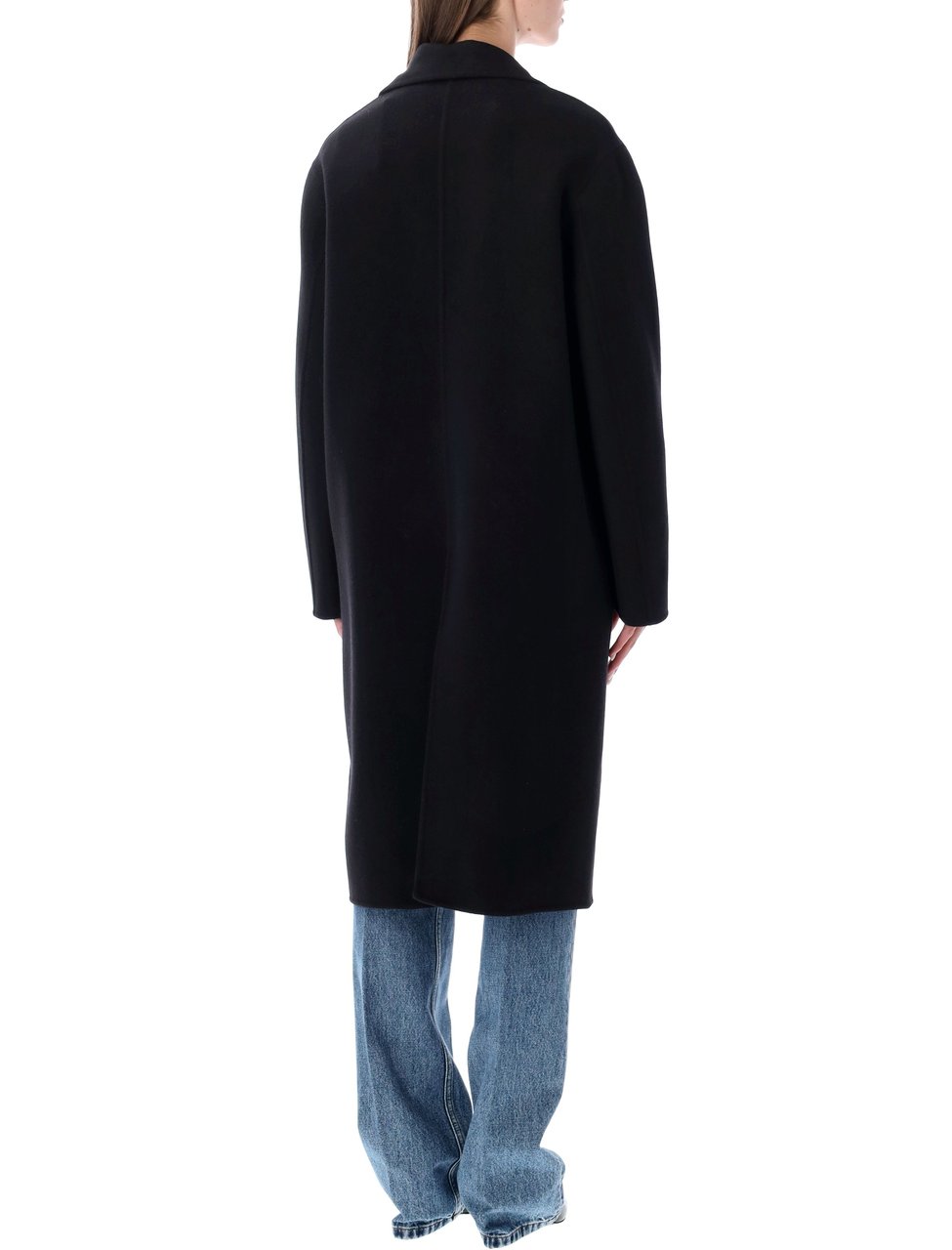 Stella McCartney Iconic Wool Coat Zwart