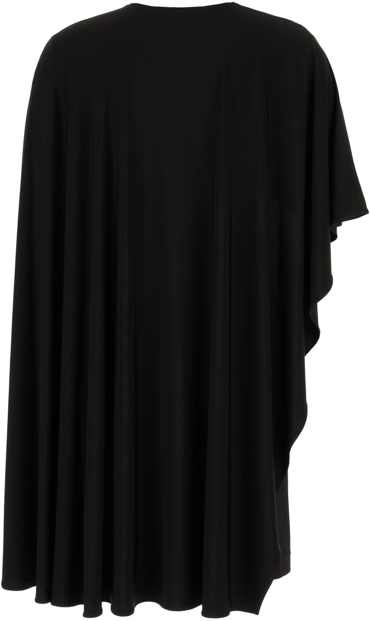 Stella McCartney Stella McCartney Black stretch viscose mini dress Zwart