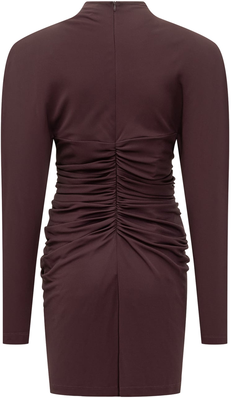 Stella McCartney Abito Stella McCartney Drappeggiato a Maniche Lunghe Bruin