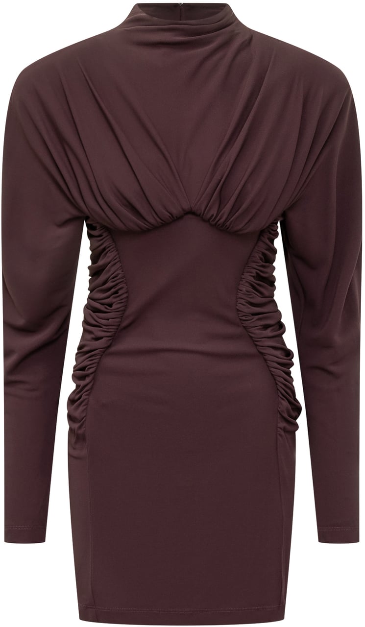 Stella McCartney Abito Stella McCartney Drappeggiato a Maniche Lunghe Bruin