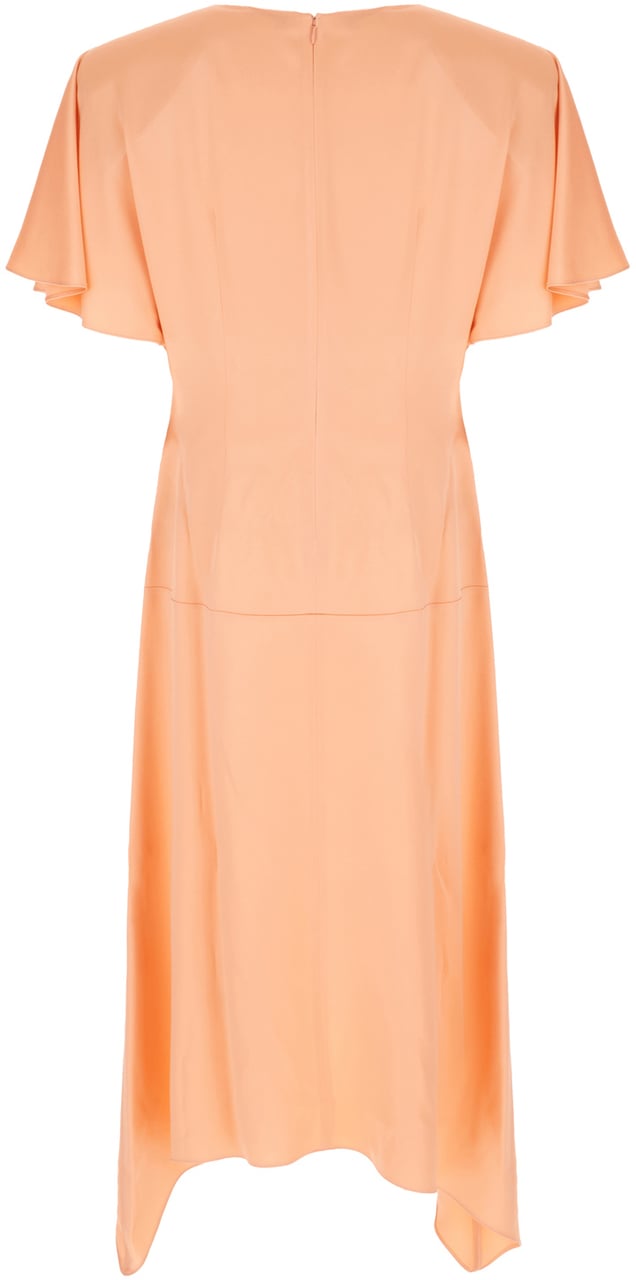 Stella McCartney Stella Mccartney Salmon viscose dress Roze