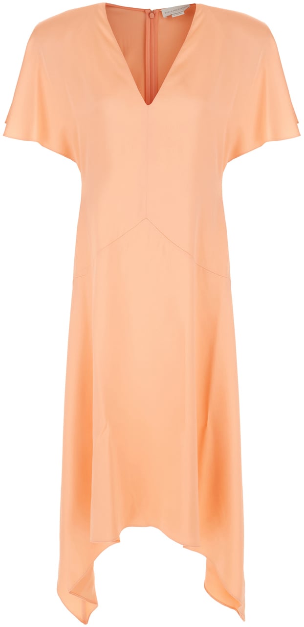 Stella McCartney Stella Mccartney Salmon viscose dress Roze