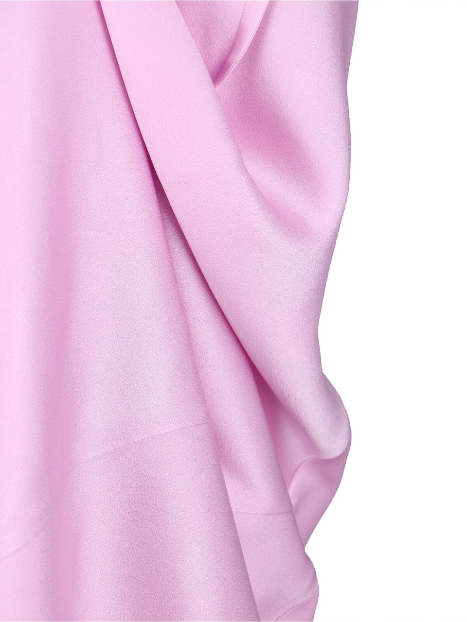 Stella McCartney Light Orchid Envers Draped Maxi Dress Paars