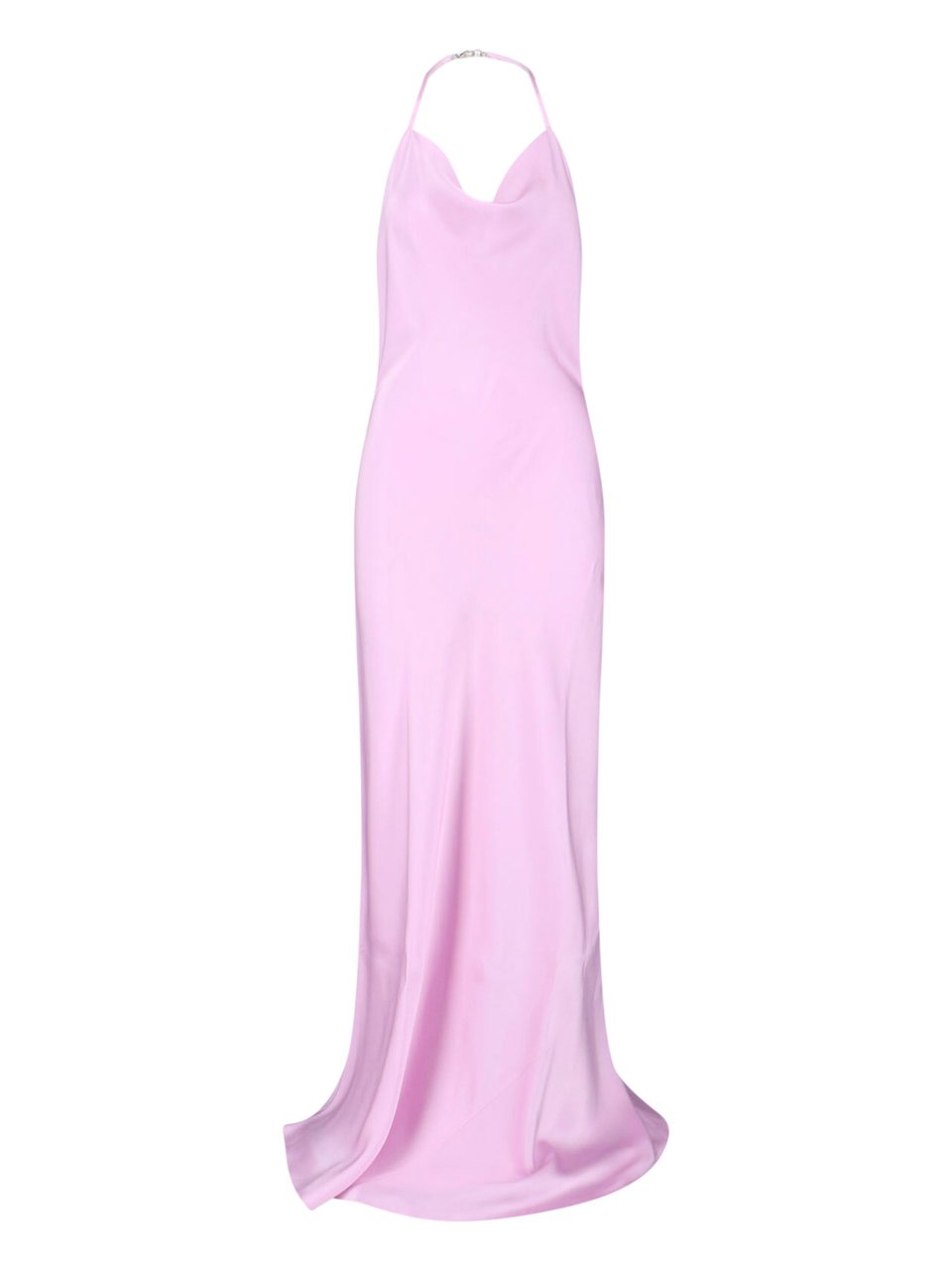 Stella McCartney Light Orchid Envers Draped Maxi Dress Paars