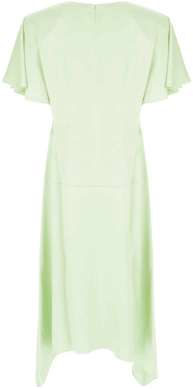 Stella McCartney Stella Mccartney Pastel green acetate blend dress Groen