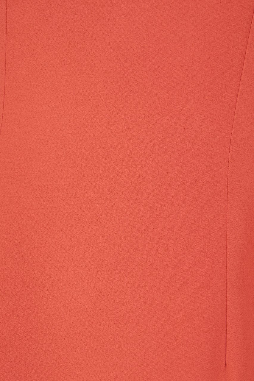Stella Mccartney Coral acetate blend dress Rood