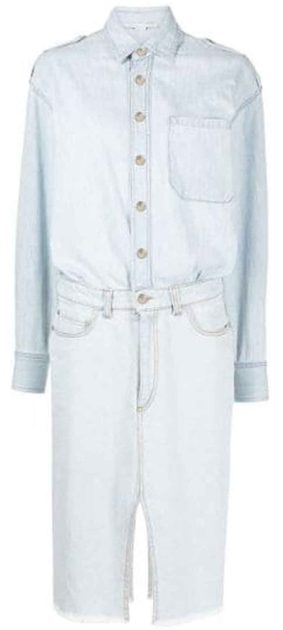 Stella McCartney Stella Mccartney Denim Shirt Dress Blauw