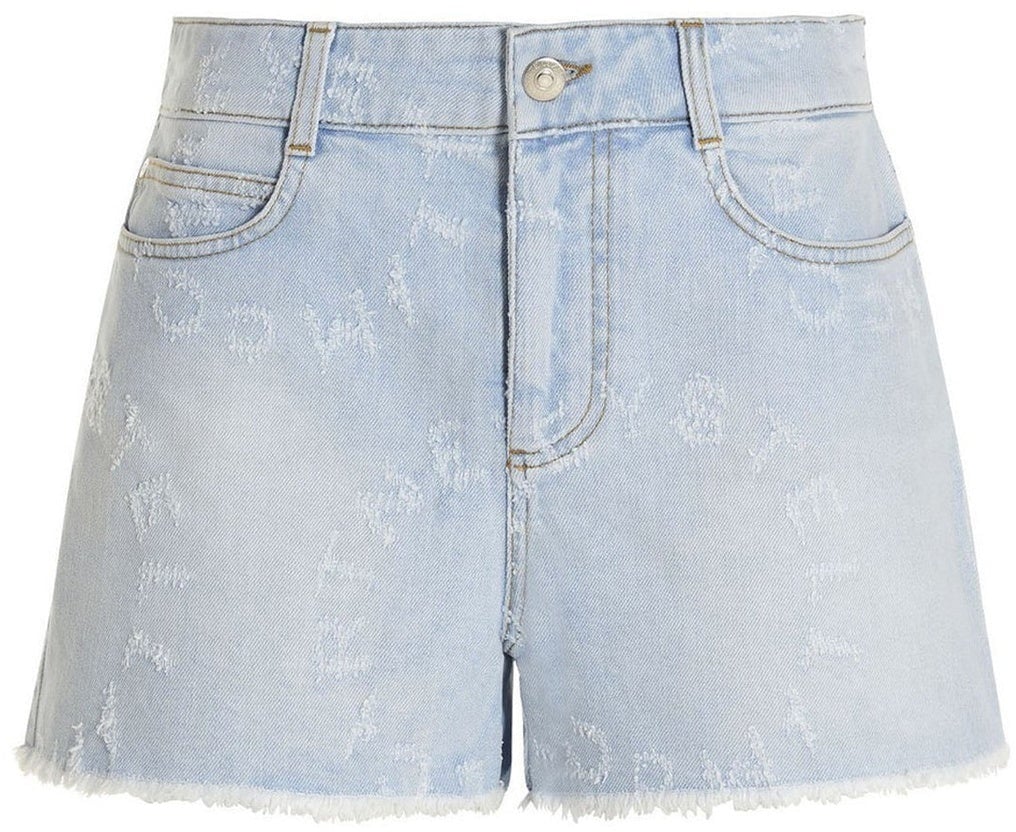 Stella McCartney Stella Mccartney Denim Shorts Blauw