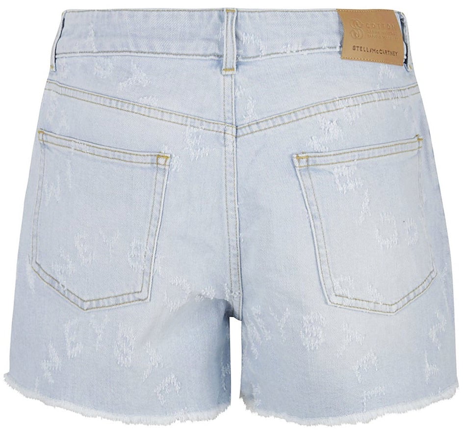 Stella McCartney Stella Mccartney Denim Shorts Blauw