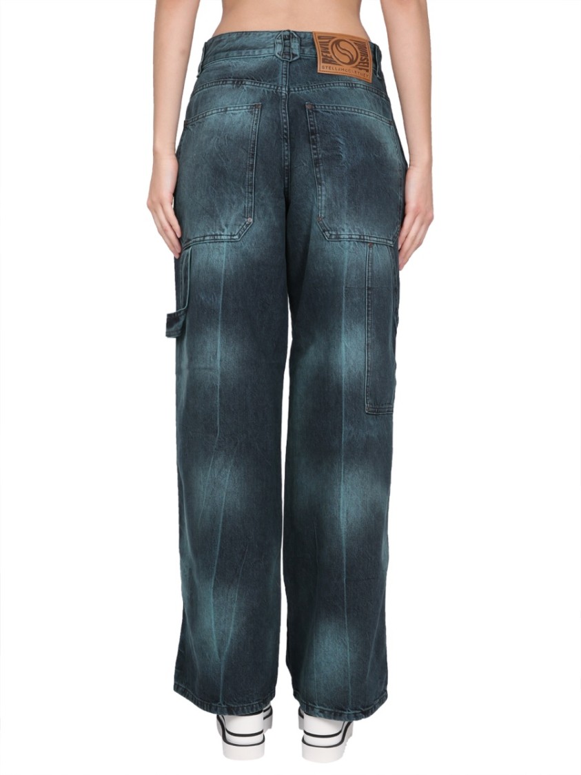 Stella McCartney Wide Leg Jeans Blauw