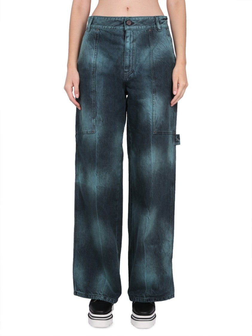 Stella McCartney Wide Leg Jeans Blauw