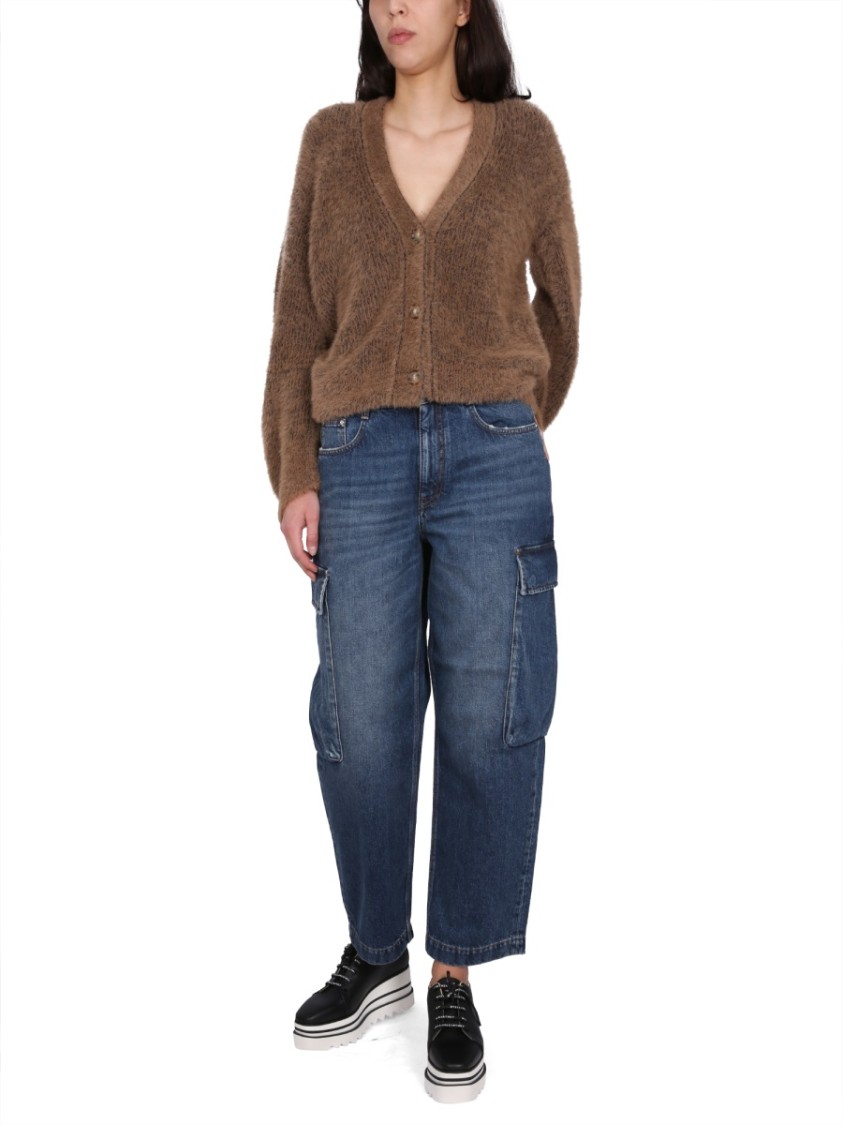Stella McCartney Cargo Jeans Blauw