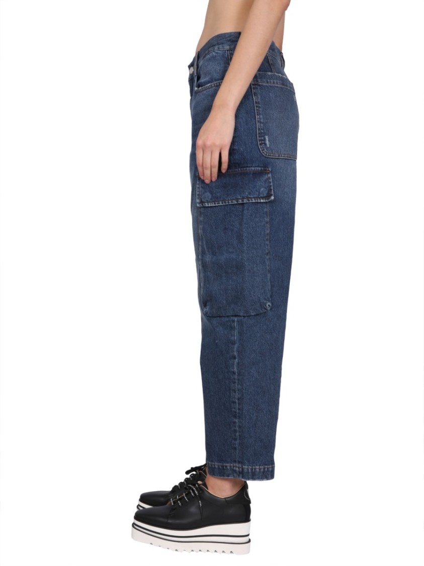 Stella McCartney Cargo Jeans Blauw