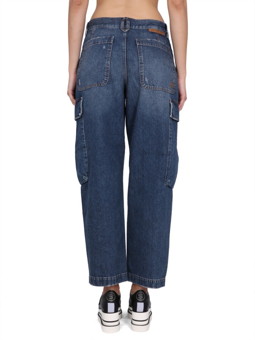 Stella McCartney Cargo Jeans Blauw