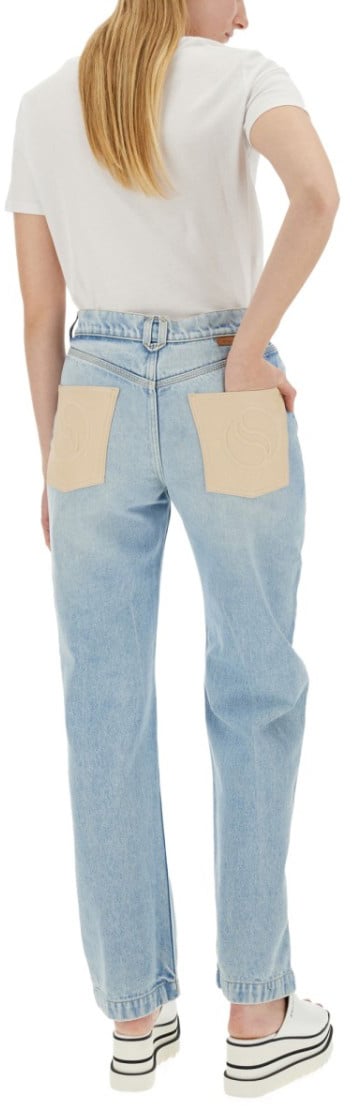Stella McCartney Straight Leg Jeans Blauw