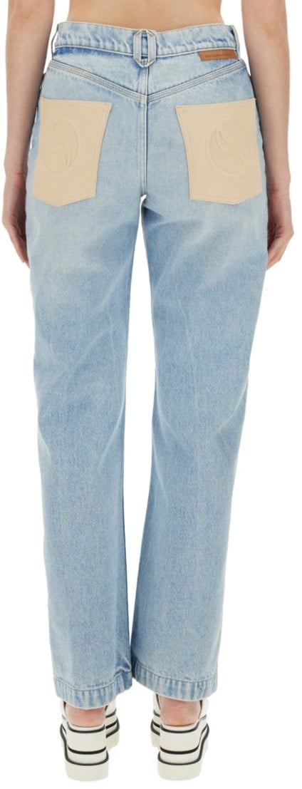 Stella McCartney Straight Leg Jeans Blauw