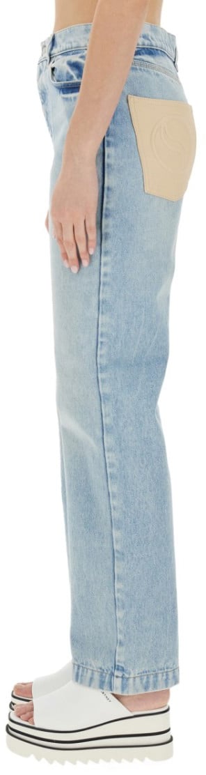 Stella McCartney Straight Leg Jeans Blauw