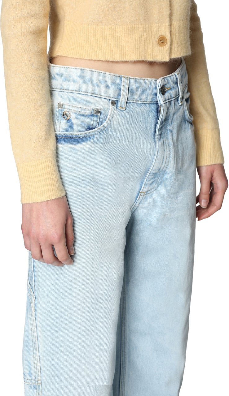 Stella McCartney Straight leg jeans Blauw