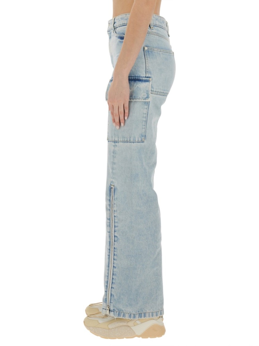 Stella McCartney Cargo Jeans Blauw