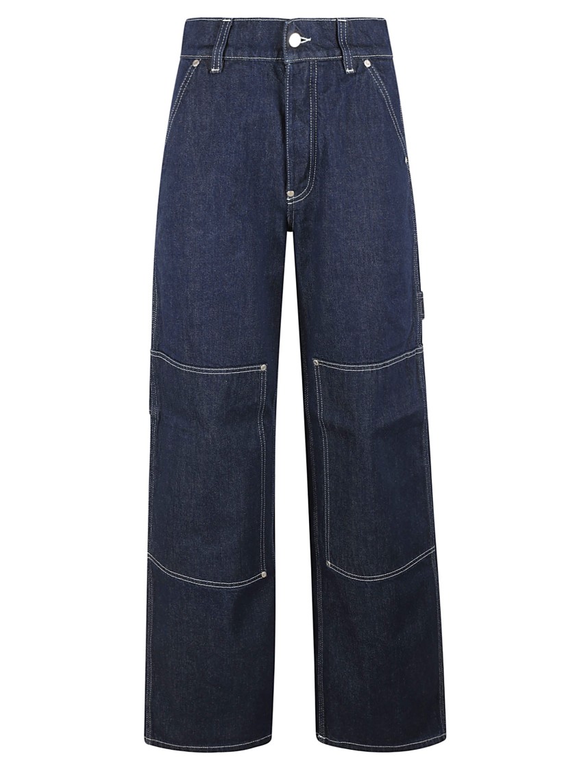 Stella McCartney Relaxed Wide-Leg Jeans With High Waist Zwart
